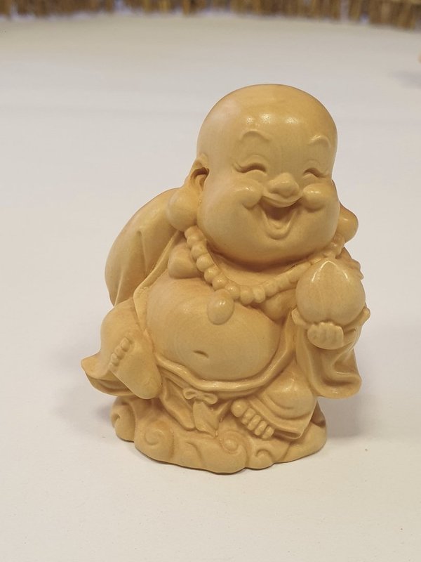 Buddha Mini Holzschnitz