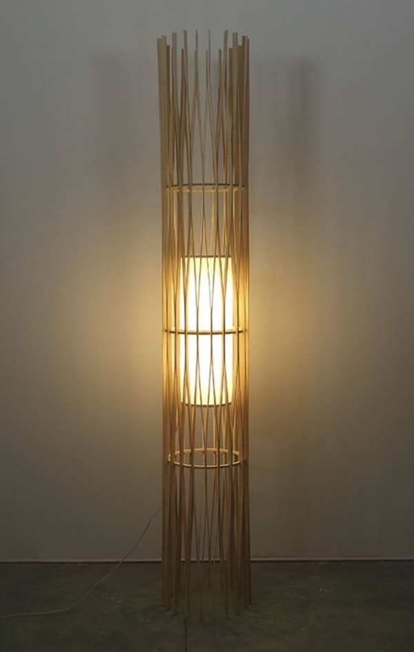Lampe aus Bambus